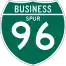 Business Loop Interstate 96 marker