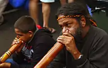 Image 13Didgeridoo performers (from Culture of Australia)