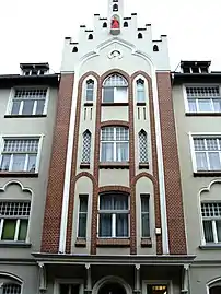 Bay window on the street