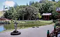 View of the temple garden