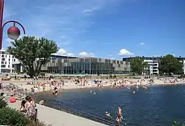 Bystranda, the beach not far south of the boardwalk