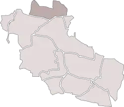 Location of Sucha Góra within Bytom.