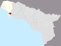 Location in Abkhazia