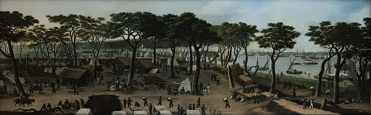Argentine naturalism, Interior view of Curuzú looked upstream, López, 1891