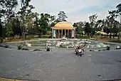 Tlaloc Fountain in Cárcamo de Dolores, Mexico City (1951)