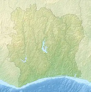 Mont-Korhogo is located in Ivory Coast