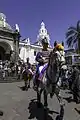 A mounted soldier