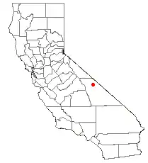 Location of Saline Valley within California