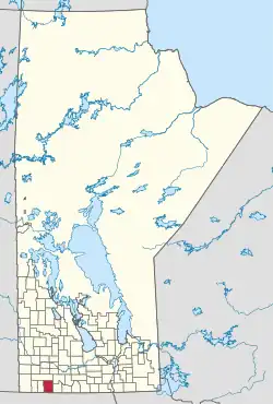 Location of Boissevain – Morton in Manitoba