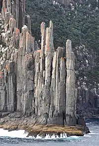 Tip of the cape from the sea.