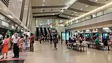 View of the Circle Line platforms of Bishan station