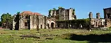 Monasterio de San Francisco in Santo Domingo, Dominican Republic, was the first and oldest monastery built in the Americas.