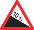 1.10 Steep gradient downwards