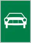 4.03 Expressway (often with oncoming traffic, max speed limit 100 km/h, only motor vehicles are permitted which are capable of a speed of at least 80 km/h; overtaking only on the left side)