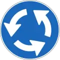 2.41.1 Roundabout (must give yield to traffic in circle coming from left)