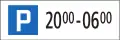 5.11 Indicates exceptions of prohibition of parking (combined with 2.50)