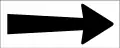 5.07 Direction indicator (in order to clarify for which area a regulation is applied to; particularly applied to 2.60, 2.61, 2.62, if such a path must be used on the other side of the road; particularly applied to 2.50 and 4.17 in order to clarify the area at which parking is prohibited, or allowed, respectively)