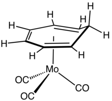 Mo(C7H8)(CO)3, a complex of cycloheptatriene.