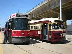 CLRV with PCC at Exhibition Loop