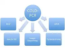 Some of the downstream applications for COLD-PCR.