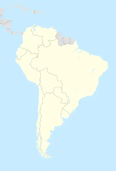 2022 Copa Libertadores is located in South America