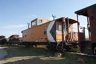 CPR caboose built by the CPR Angus Shops in 1949.