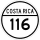 National Secondary Route 116 shield}}