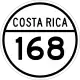 National Secondary Route 168 shield}}