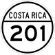 National Secondary Route 201 shield}}