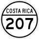 National Secondary Route 207 shield}}