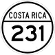 National Secondary Route 231 shield}}