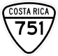 National Tertiary Route 751 shield}}