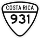 National Tertiary Route 931 shield}}