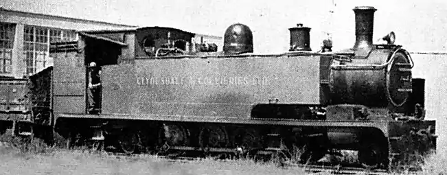 Ex CSAR no. 204 in service at Clydesdale Collieries, c. 1955