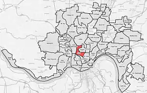 CUF is a neighborhood of Cincinnati, Ohio