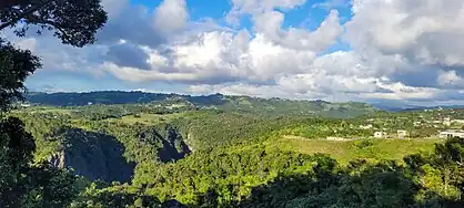 Cañón San Cristóbal between Aibonito and Barranquitas