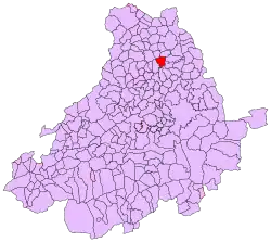 Cabizuela within Ávila province