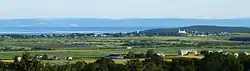 Cacouna Village seen from chemin des Pionniers in Riviere-du-Loup