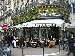 Image 41The Café de Flore in Paris is one of the oldest coffeehouses in the city. It is celebrated for its famous clientele, which included high-profile writers and philosophers. (from Coffeehouse)