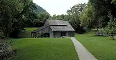 Caleb Crosby Threshing Barn at the Lenoir Complex