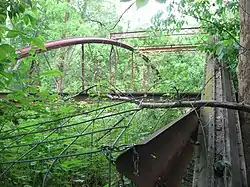 Abandoned Caledonia Bowstring Bridge over the Olentangy River