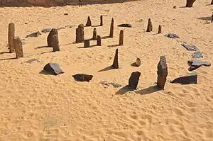 Image 22Nabta Playa "calendar circle", reconstructed at Aswan Nubia museum. (from Prehistoric Egypt)