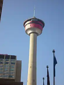 Calgary Tower in August 2007