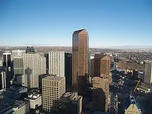 A skyline view from the tower