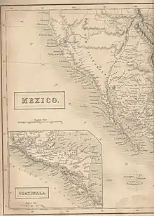 Image 17Map showing Utah in 1838 when it was part of Mexico, Britannica 7th edition (from Utah)