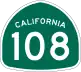 State Route 108 marker