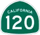 State Route 120 marker