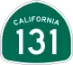 State Route 131 marker