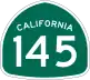 State Route 145 marker