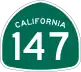 State Route 147 marker